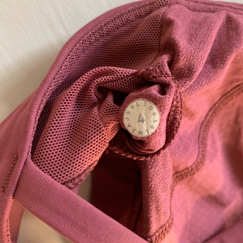 SOLD✖️Lululemon Misty Merlot Free to Be Serene Bra 4 - Picture 3 of 3